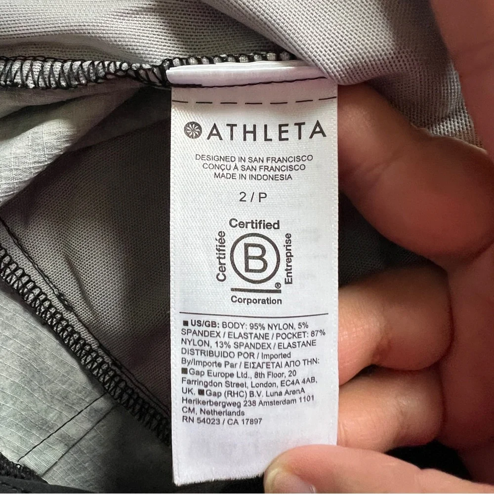 Athleta Trekkie North Joggers Preppy Minimalist Sporty Workout‎ Gym Yoga Size 2